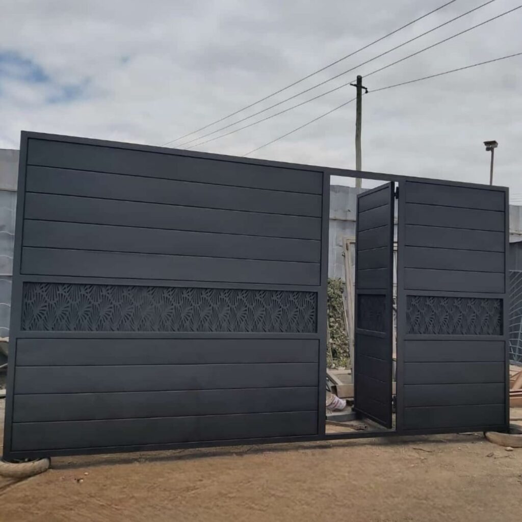 metal gate for residential construction 