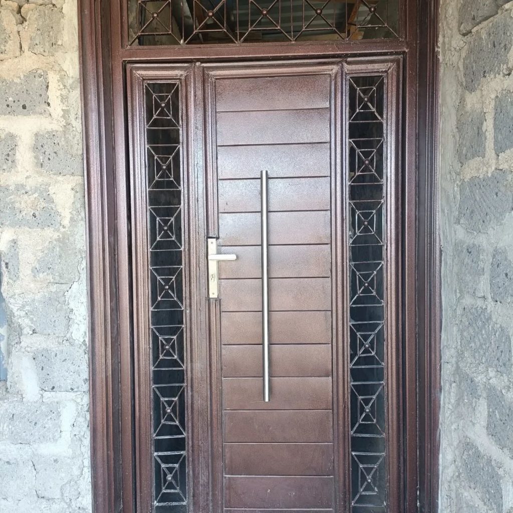 Steel modern doors