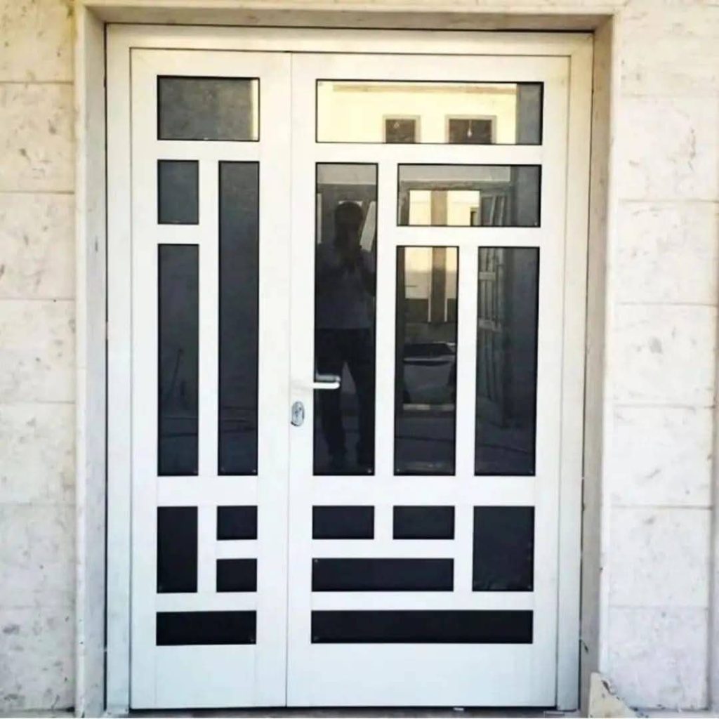 Steel modern doors