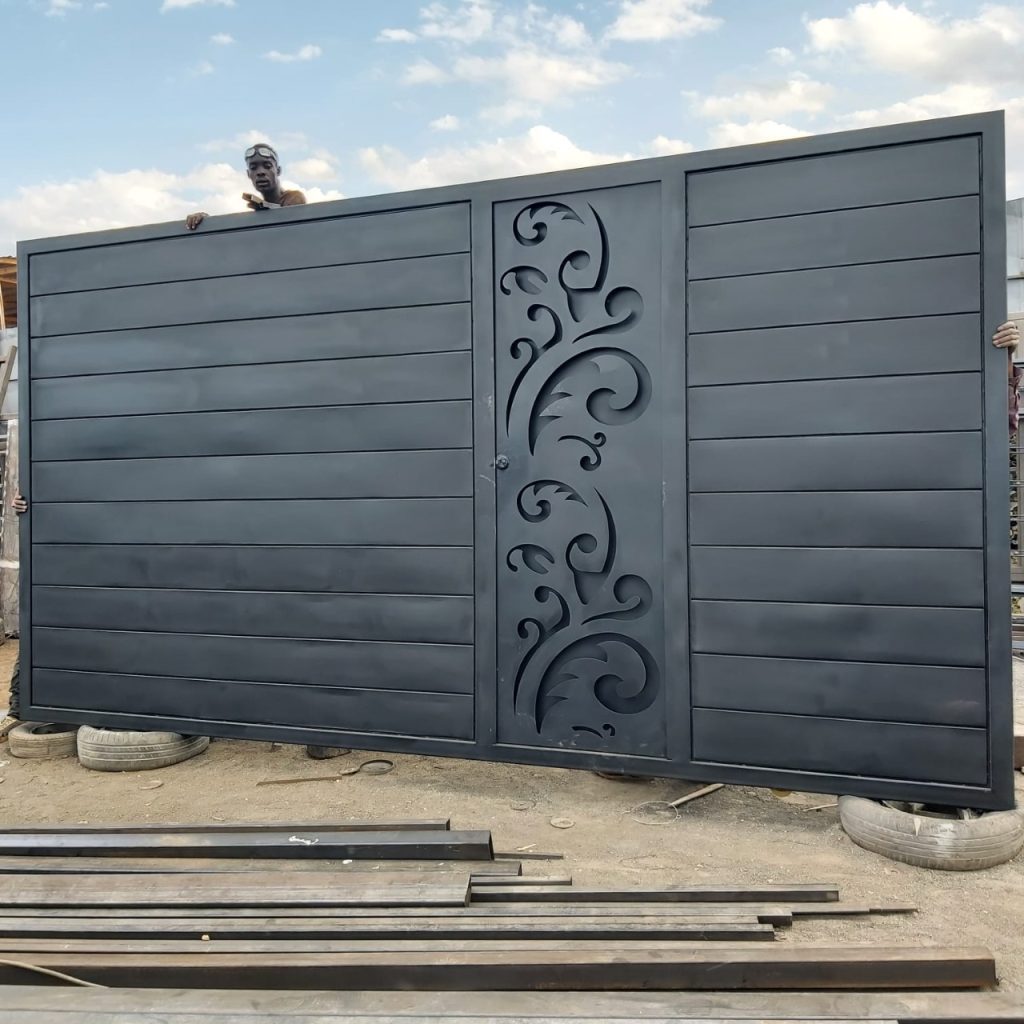metal gate for residential construction 