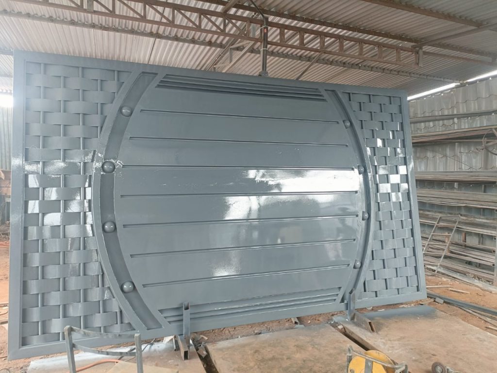 metal gate for residential construction 